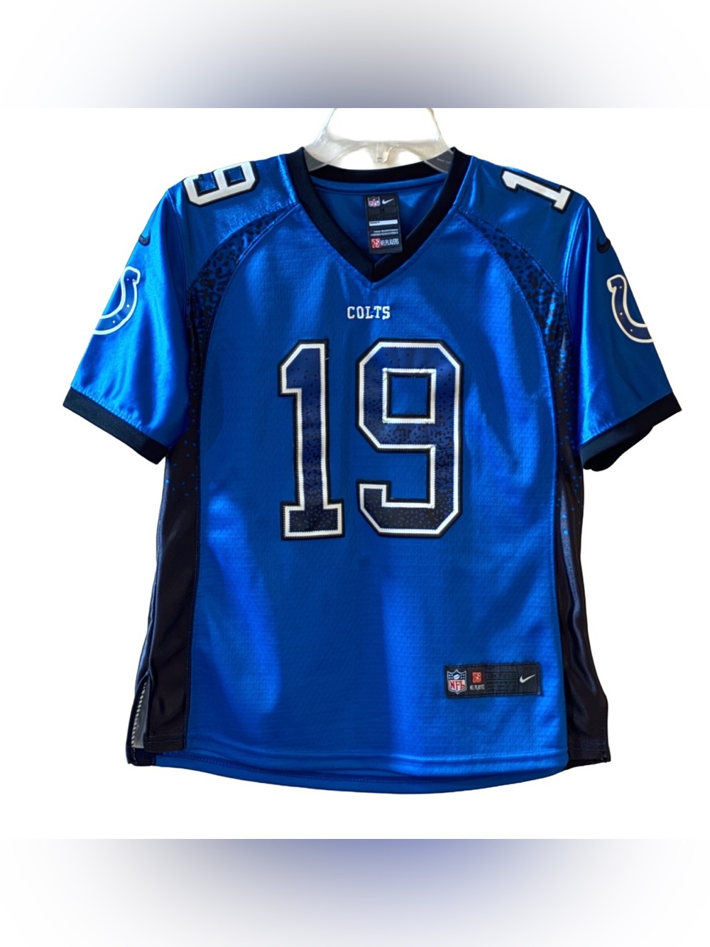 Nike Colts Johnny Unitas #19 Youth Medium Game Jersey